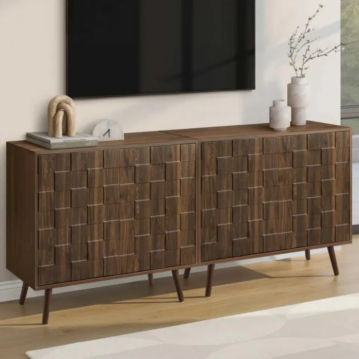 Monarch 2-Door Sideboard Walnut Discount