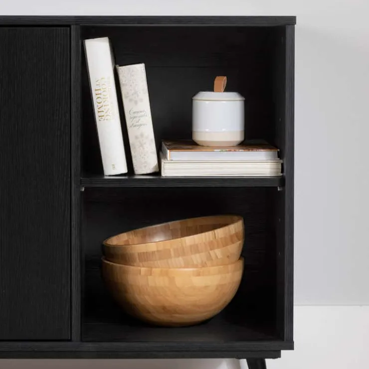 Meubles South Shore 2-Door Sideboard - South Shore Black Oak Online
