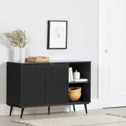Meubles South Shore 2-Door Sideboard - South Shore Black Oak Online