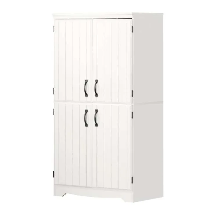 Meubles South Shore 4-Door Storage Cabinet - South Shore PURE WHITE