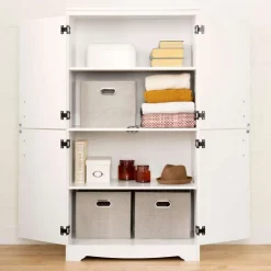 Meubles South Shore 4-Door Storage Cabinet - South Shore PURE WHITE