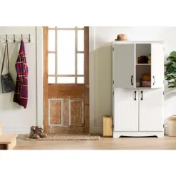Meubles South Shore 4-Door Storage Cabinet - South Shore PURE WHITE