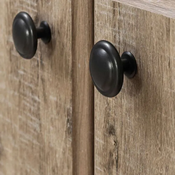 Meubles South Shore 4-Door Storage Cabinet - South Shore Weathered Oak Online