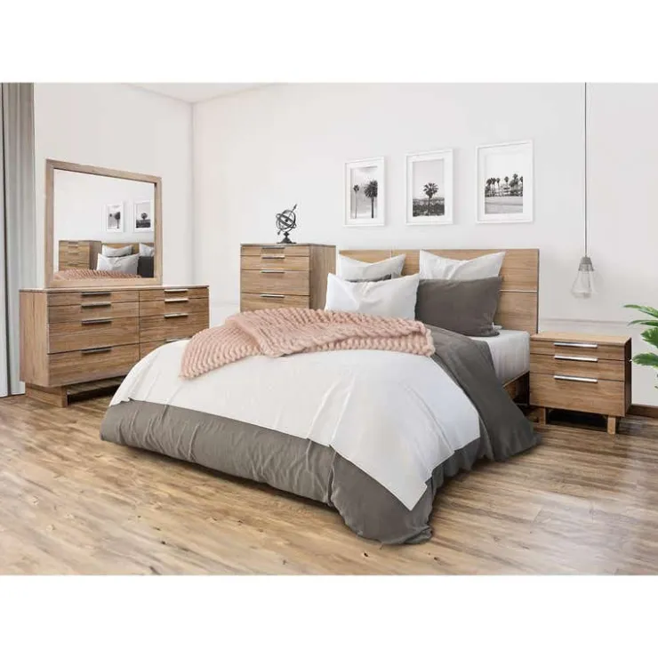 5-Drawer Chest Natural / Pacan Outlet
