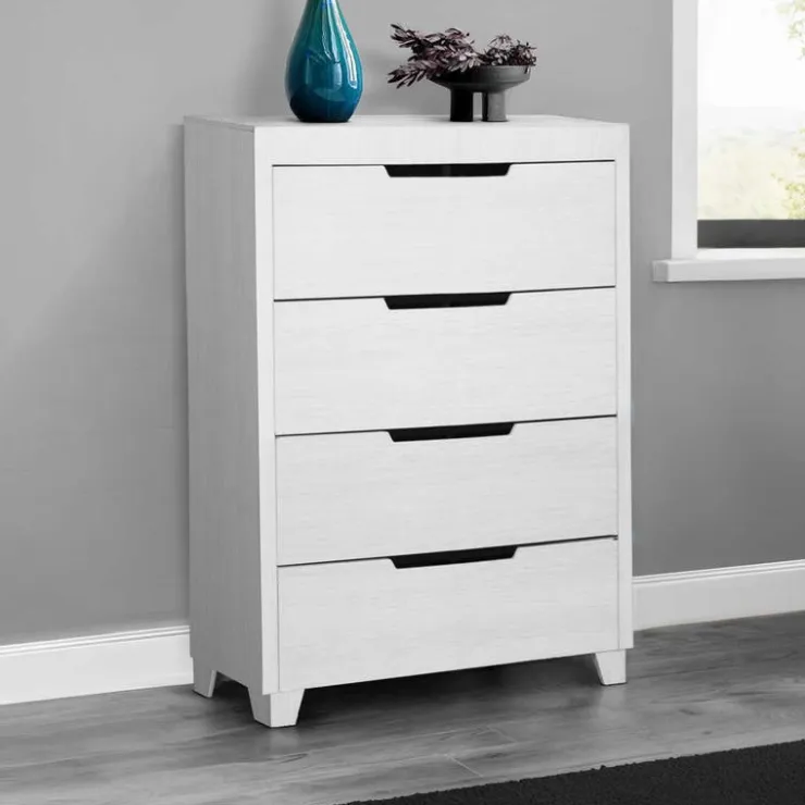 Monarch 4-Drawer Chest White