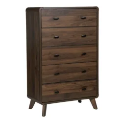 Monarch 5-Drawer Chest Walnut Outlet