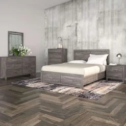 MEQ 5-Drawer Chest - Grey COUNTRY GREY Clearance