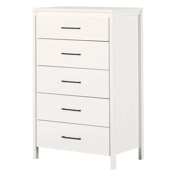Meubles South Shore 5-Drawer Chest - South Shore Pure White Discount