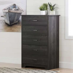 Meubles South Shore 5-Drawer Chest - South Shore GRAY OAK Online