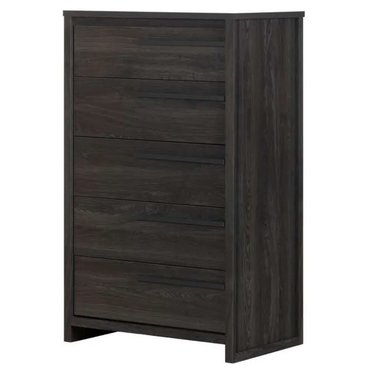 Meubles South Shore 5-Drawer Chest - South Shore GRAY OAK Discount