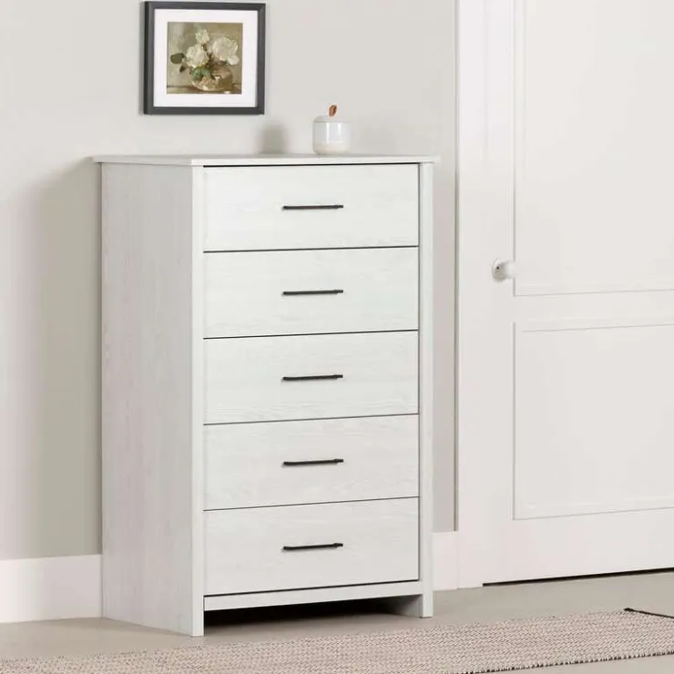 Meubles South Shore 5-Drawer Chest - South Shore White Pine Clearance