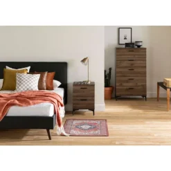 Meubles South Shore 5-Drawer Chest - South Shore Natural Walnut Discount