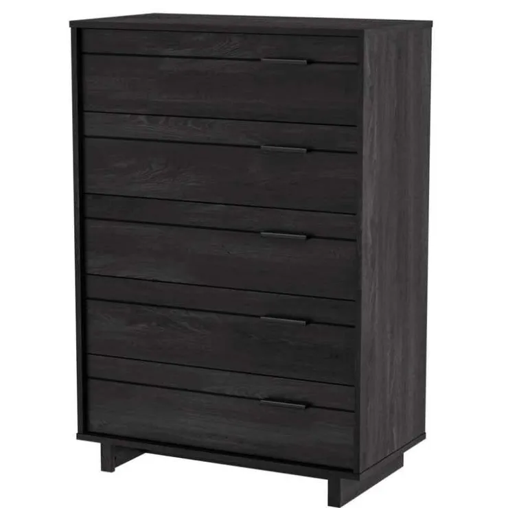 Meubles South Shore 5-Drawer Chest - South Shore GRAY OAK New