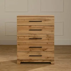 Meubles South Shore 5-Drawer Chest - South Shore Nordik Oak Hot