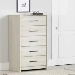 Meubles South Shore 5-Drawer Chest - South Shore Winter Oak Outlet