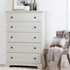 Meubles South Shore 5-Drawer Chest - South Shore WINTER OAK