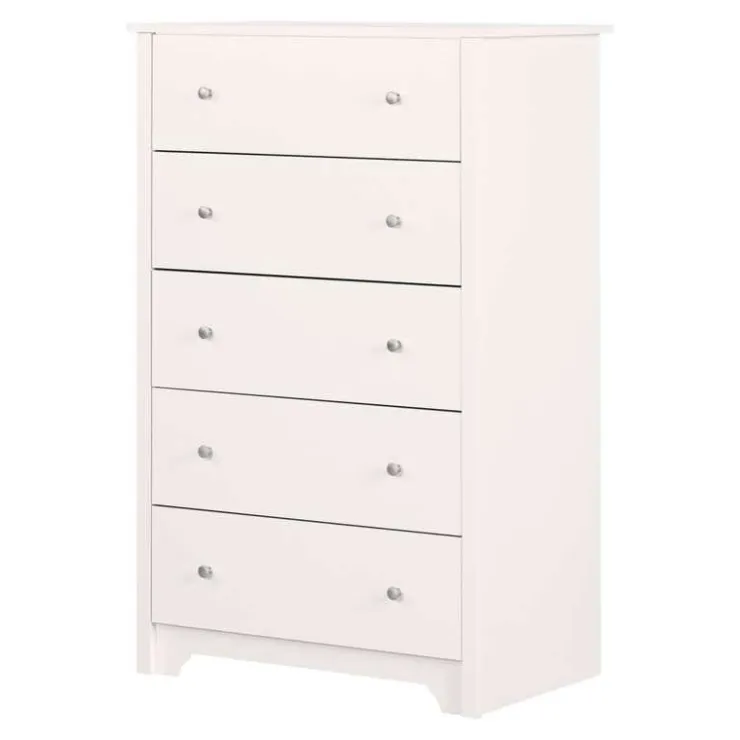 Meubles South Shore 5-Drawer Chest - South Shore PURE WHITE Hot