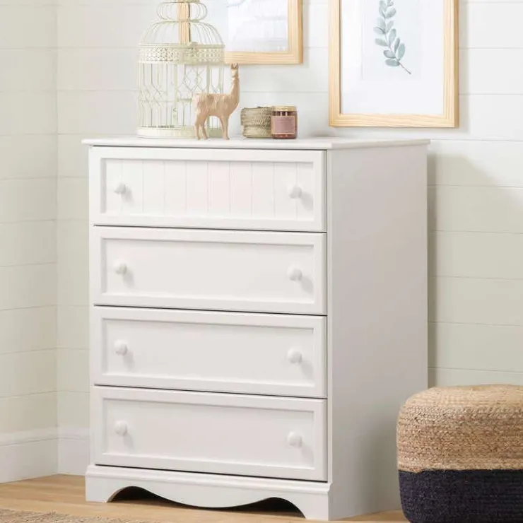 Meubles South Shore 4-Drawer Chest - South Shore PURE WHITE Best