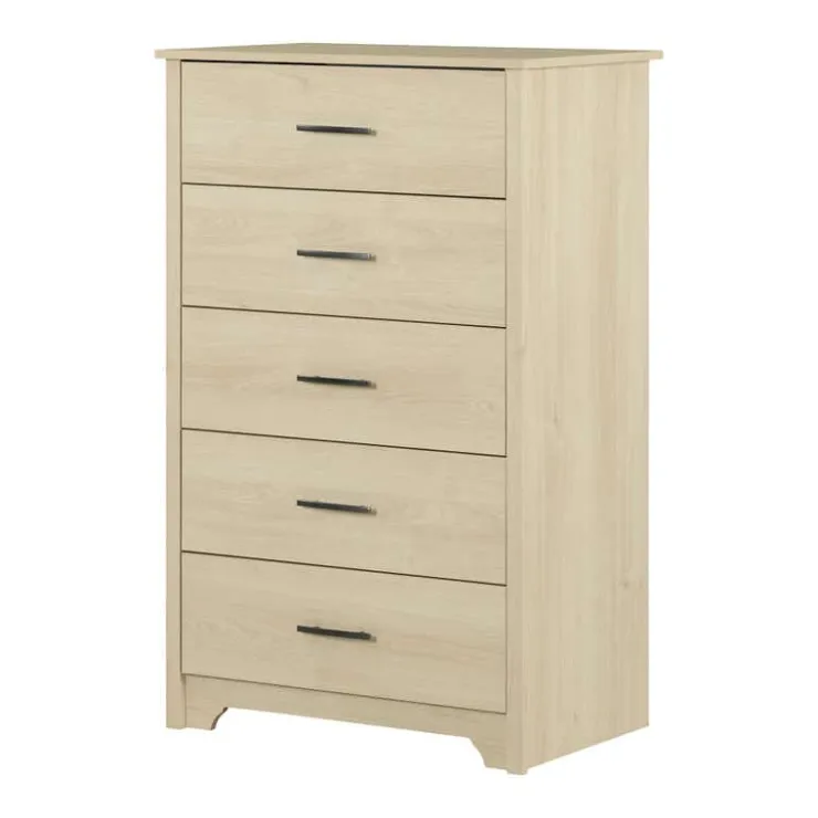 Meubles South Shore 5-Drawer Chest - South Shore Bleached Oak New