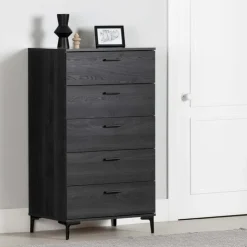 Meubles South Shore 5-Drawer Chest - South Shore Gray Oak Discount