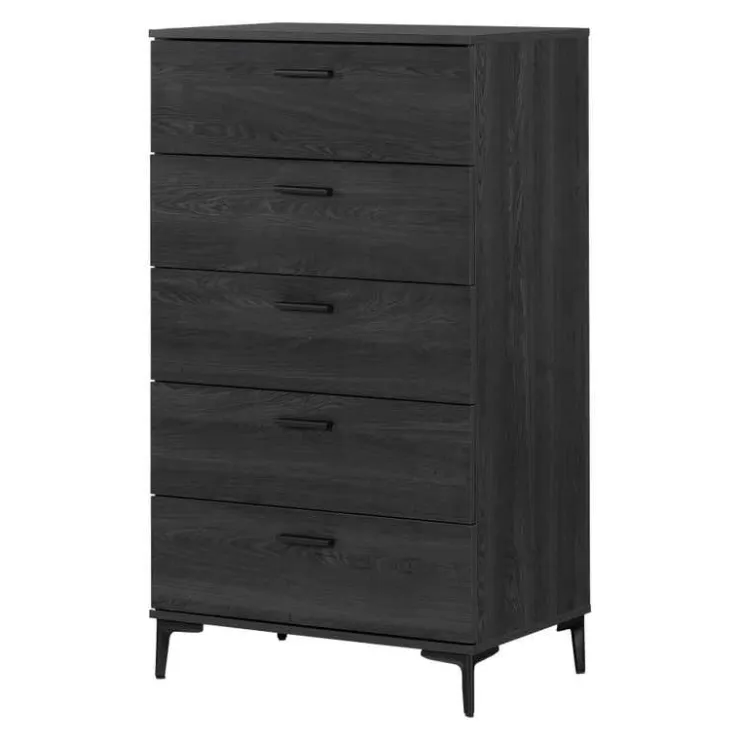 Meubles South Shore 5-Drawer Chest - South Shore Gray Oak Discount