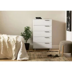 Meubles South Shore 5-Drawer Chest - South Shore Pure White Sale