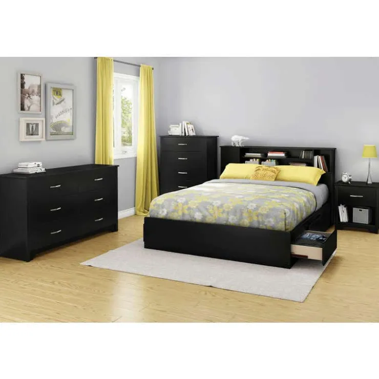 Meubles South Shore 5-Drawer Chest - South Shore PURE BLACK Hot