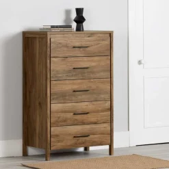 Meubles South Shore 5-Drawer Chest - South Shore Natural Mango Discount