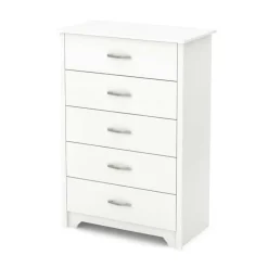 Meubles South Shore 5-Drawer Chest - South Shore PURE WHITE Hot
