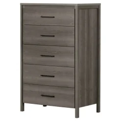 Meubles South Shore 5-Drawer Chest - South Shore GRAY MAPLE Sale