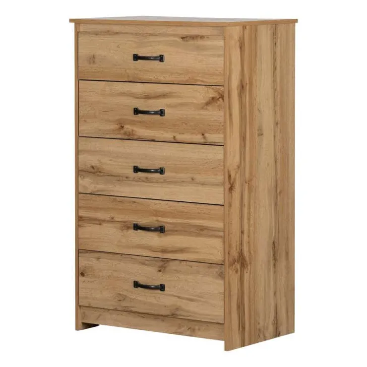 Meubles South Shore 5-Drawer Chest - South Shore Nordik Oak Best