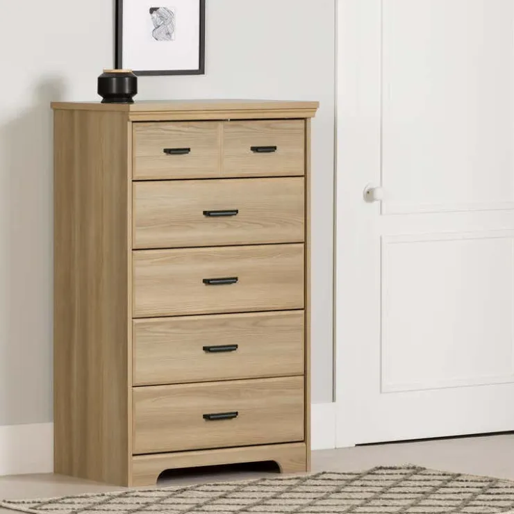 Meubles South Shore 5-Drawer Chest - South Shore Natural Ash Hot