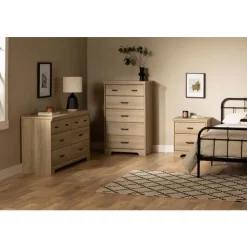 Meubles South Shore 5-Drawer Chest - South Shore Natural Ash Hot