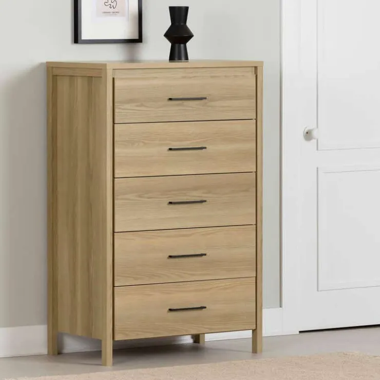 Meubles South Shore 5-Drawer Chest - South Shore Natural Ash New