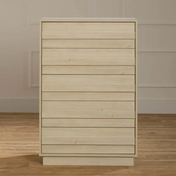 Meubles South Shore 5-Drawer Chest - South Shore Whitewashed Oak Online
