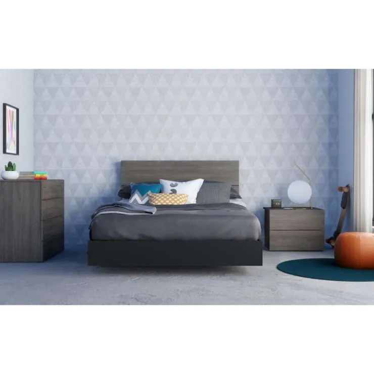 Nexera 4-Drawer Chest, Bark Grey Online