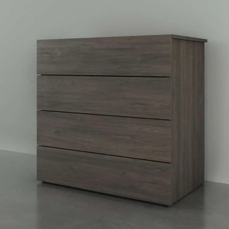 Nexera 4-Drawer Chest, Bark Grey Online