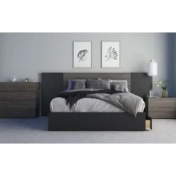 Nexera 4-Drawer Chest, Bark Grey Online