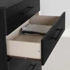 Meubles South Shore 5-Drawer Chest Dresser - South Shore Black Oak Discount