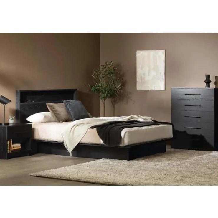 Meubles South Shore 5-Drawer Chest Dresser - South Shore Black Oak Discount