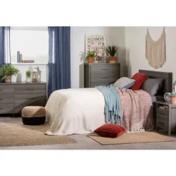 Meubles South Shore 6-Drawer Double Dresser And Nightstand Set - South Shore Gray Online