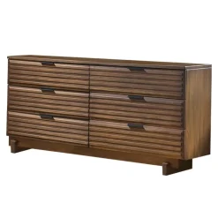 6-Drawer Dresser Brown Discount