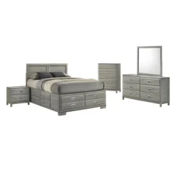 6-Drawer Dresser Grey Sale