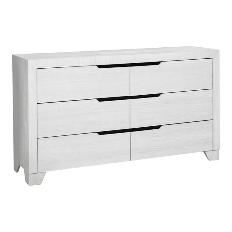Monarch 6-Drawer Dresser White New