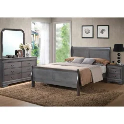 6-Drawer Dresser Grey Hot
