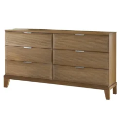 6-Drawer Dresser Natural Clearance