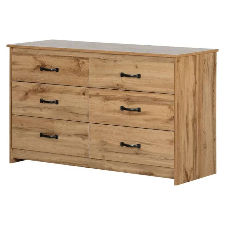 Meubles South Shore 6-Drawer Dresser - South Shore Nordik Oak Hot