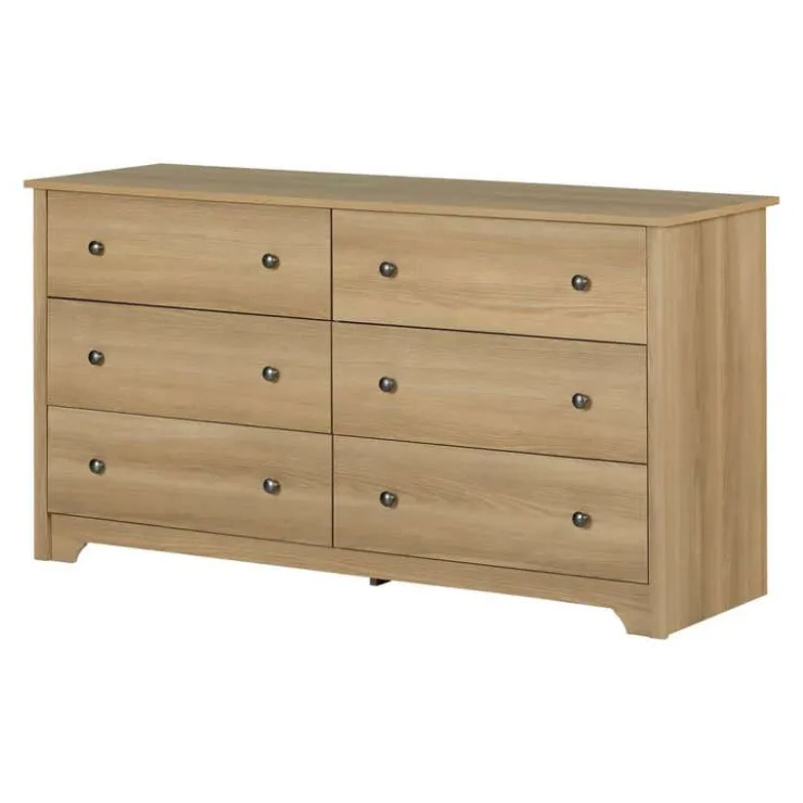 Meubles South Shore 6-Drawer Dresser - South Shore Natural Ash Clearance