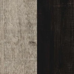 Meubles South Shore 6-Drawer Dresser - South Shore WEATHERED OAK AND RUBBED BLACK Clearance