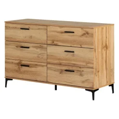 Meubles South Shore 6-Drawer Dresser - South Shore Nordik Oak Sale